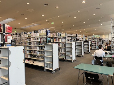 Berlin Memorial Library Inside