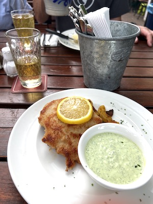 Schnitzel and Appelwoi